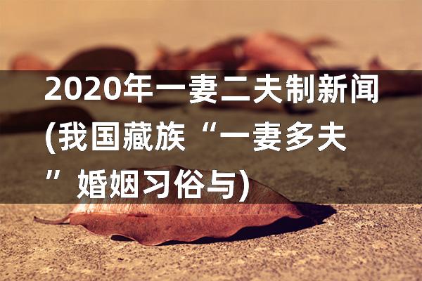 2020年一妻二夫制新闻(我国藏族“一妻多夫”婚姻习俗与)