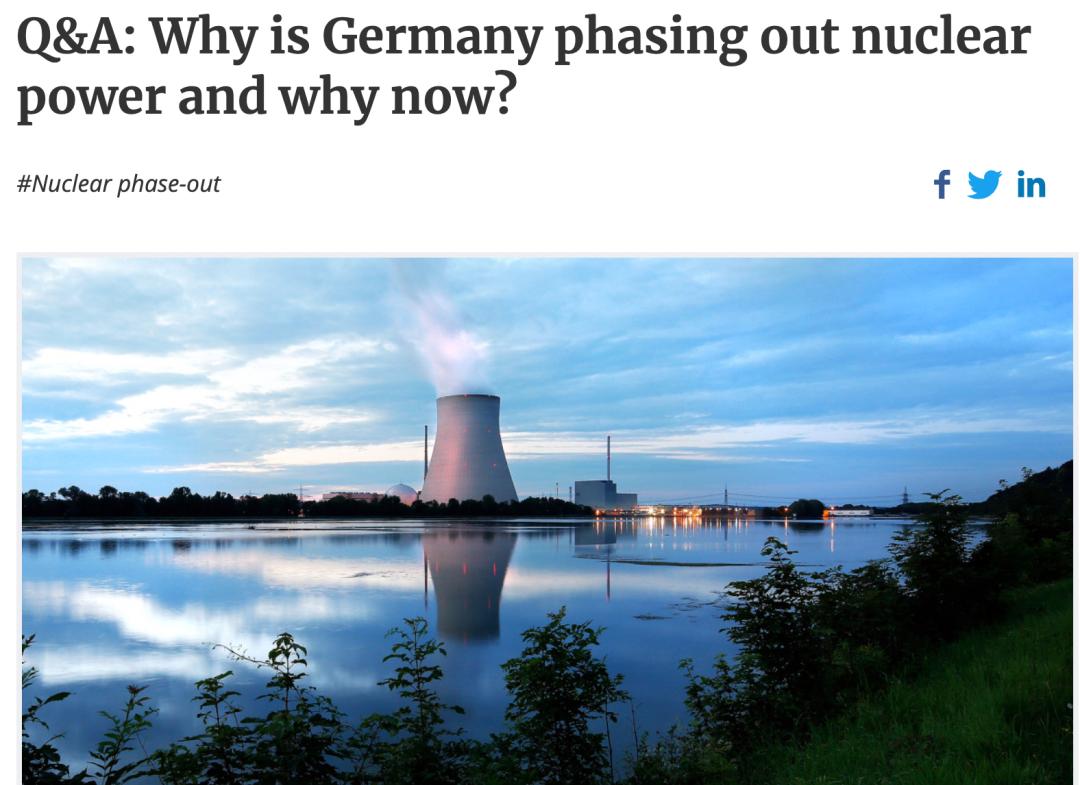 德国为什么要弃核(接下来它将靠什么发电)