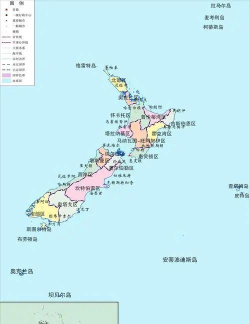 新西兰在哪个洲(世界地图新西兰的位置在哪里)